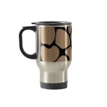 Giraffe Print Pattern in Beige. Mugs