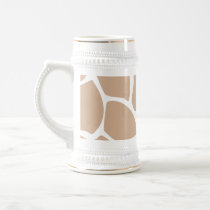 Giraffe Print Pattern in Beige. Mugs