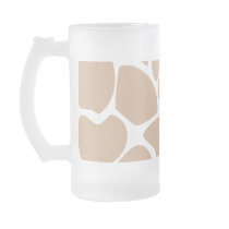 Giraffe Print Pattern in Beige. Coffee Mug