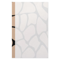 Giraffe Print Pattern in Beige. Stationery Design