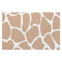 Giraffe Print Pattern in Beige. Customized Stationery