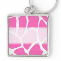 Giraffe Print Pattern in Bright Pink.