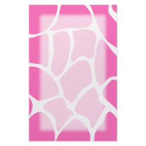 Giraffe Print Pattern in Bright Pink.