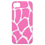 Giraffe Print Pattern in Bright Pink.