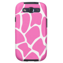 Giraffe Print Pattern in Bright Pink.