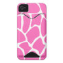 Giraffe Print Pattern in Bright Pink. Id Iphone 4 Cases