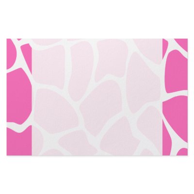 Giraffe Print Pattern in Bright Pink. Stationery Paper by Graphics_By_Metarla