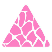 Giraffe Print Pattern in Bright Pink. Stickers