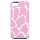 Giraffe Print Pattern in Candy Pink.