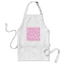 Giraffe Print Pattern in Candy Pink. Aprons