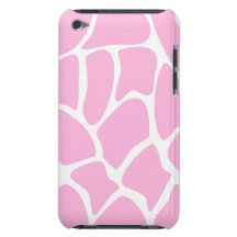 Giraffe Print Pattern in Candy Pink. iPod Touch Cover