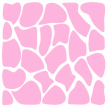 Giraffe Print Pattern in Candy Pink. Photo Cut Out