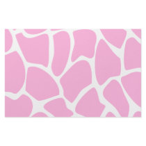 Giraffe Print Pattern in Candy Pink. Customized Stationery