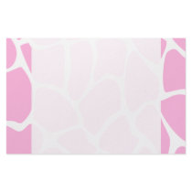 Giraffe Print Pattern in Candy Pink. Personalized Stationery