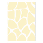 Giraffe Print Pattern in Cream Color. Business Card