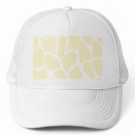 Giraffe Print Pattern in Cream Color. Hat