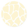 Giraffe Print Pattern in Cream Color. Sticker