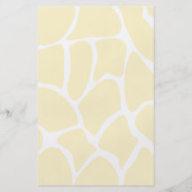 Giraffe Print Pattern in Cream Colour. Flyer Design