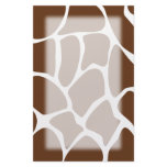 Giraffe Print Pattern in Dark Brown.