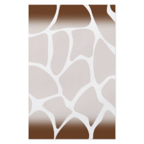 Giraffe Print Pattern in Dark Brown.