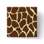 Giraffe Print Pattern in Dark Brown. Pins