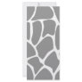 Giraffe Print Pattern in Gray. Rack Card Template