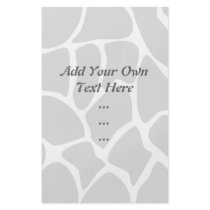 Giraffe Print Pattern in Grey. Flyer