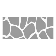 Giraffe Print Pattern in Grey. Invitation