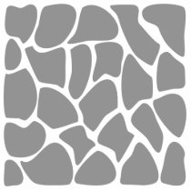 Giraffe Print Pattern in Grey. Photo Cutouts