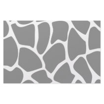 Giraffe Print Pattern in Grey. Custom Stationery