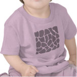 Giraffe Print Pattern in Grey. T-shirts