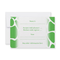 Giraffe Print Pattern in Jungle Green.