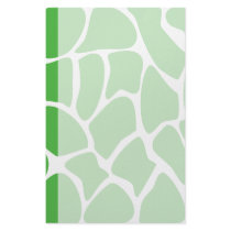 Giraffe Print Pattern in Jungle Green. Stationery Paper