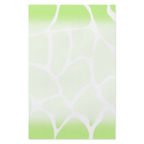 Giraffe Print Pattern in Light Lime Green.