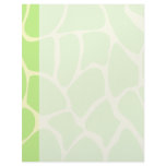 Giraffe Print Pattern in Light Lime Green. Letterhead