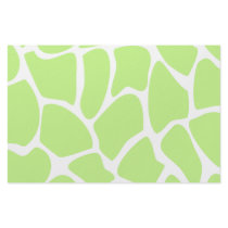 Giraffe Print Pattern in Light Lime Green. Stationery