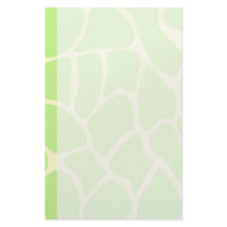 Giraffe Print Pattern in Light Lime Green. Custom Stationery