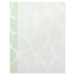 Giraffe Print Pattern in Mint Green. letterhead