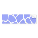 Giraffe Print Pattern in Sky Blue. bumper stickers