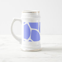 Giraffe Print Pattern in Sky Blue. Mug