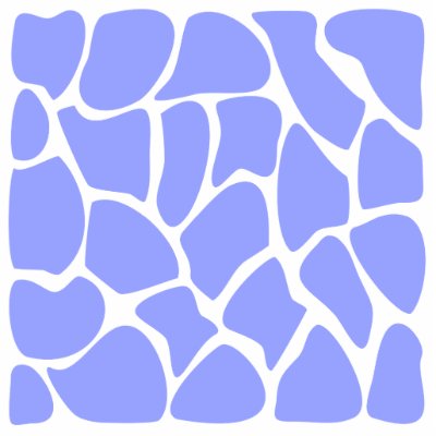 Giraffe Print Pattern in Sky Blue. Photo Cut Out by Graphics_By_Metarla