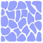 Giraffe Print Pattern in Sky Blue. photo sculptures