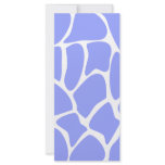Giraffe Print Pattern in Sky Blue. Rack Card Template