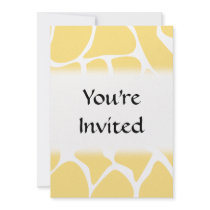 Giraffe Print Pattern in Yellow.
