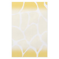 Giraffe Print Pattern in Yellow.