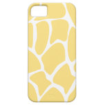 Giraffe Print Pattern in Yellow.