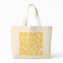 Giraffe Print Pattern in Yellow. Bag