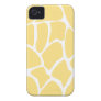 Giraffe Print Pattern in Yellow. Case-mate Iphone 4 Cases