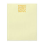 Giraffe Print Pattern in Yellow. Flyers