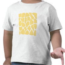 Giraffe Print Pattern in Yellow. Shirt